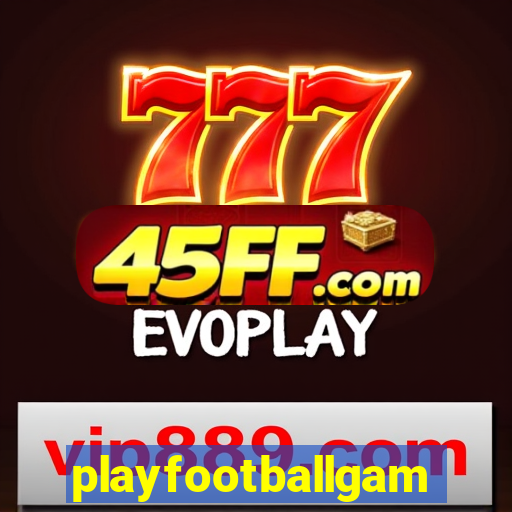 playfootballgames